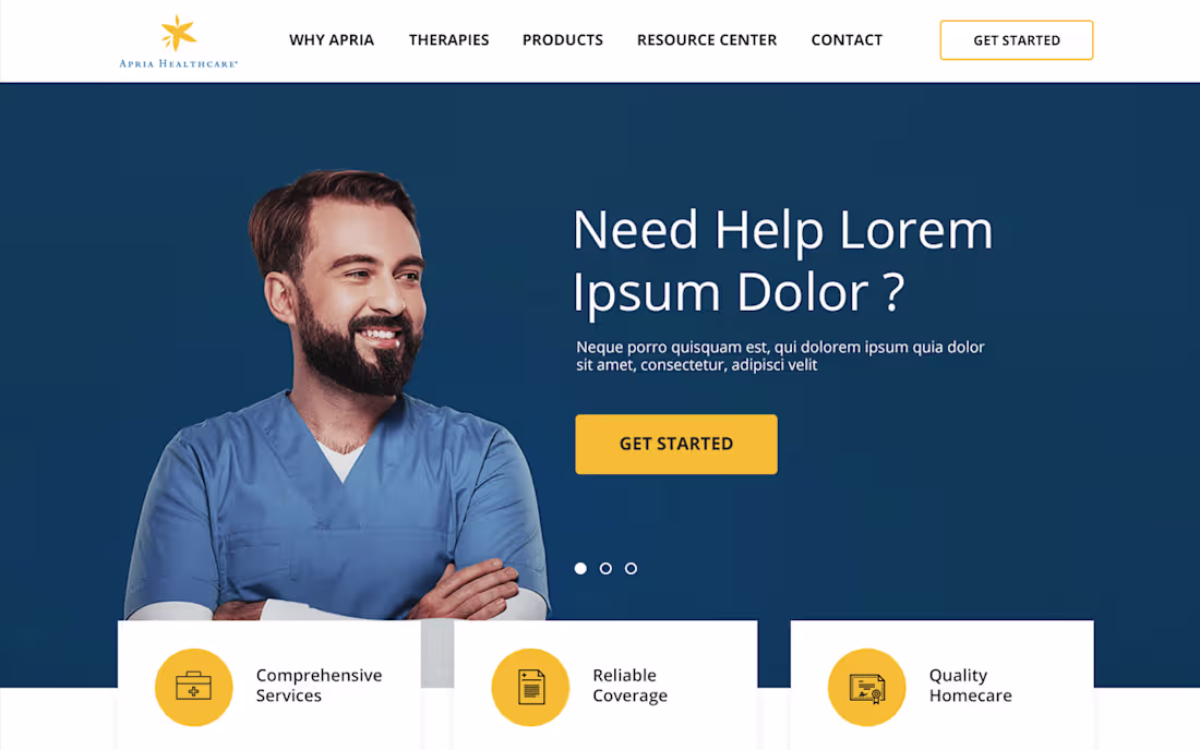 Cover image for Healthcare redesign e-commerce platform