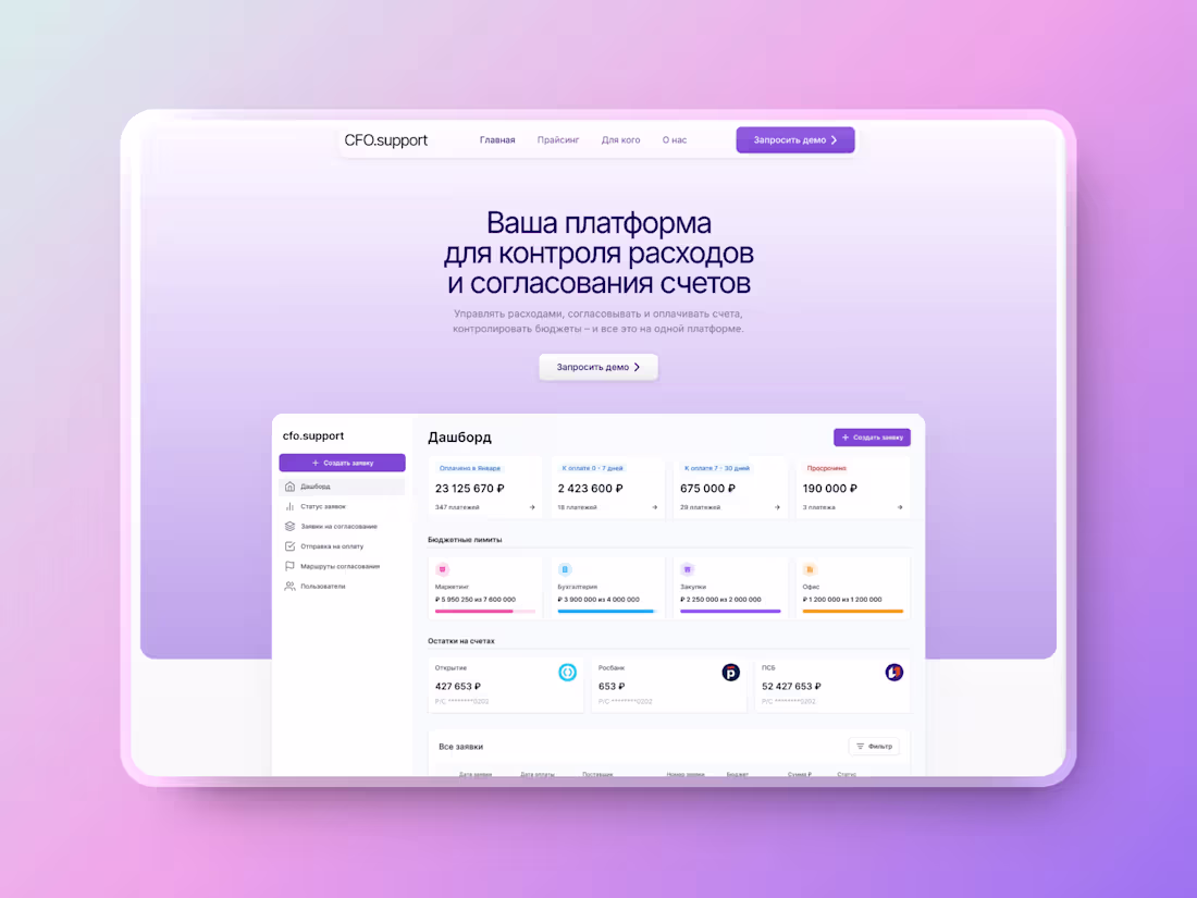 Cover image for CFO.support - Web Design & Webflow Development