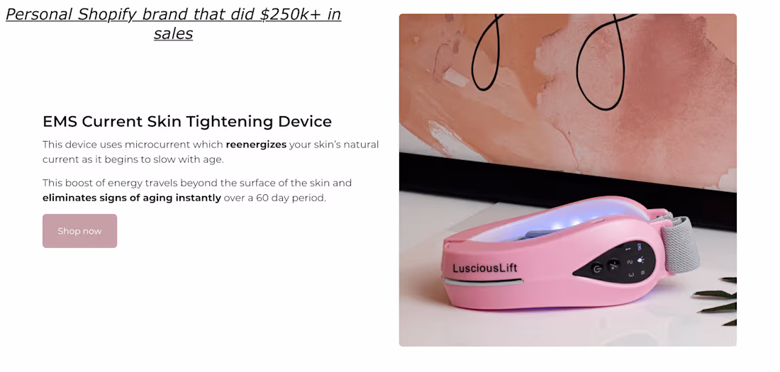 Cover image for My e-commerce Shopify brand