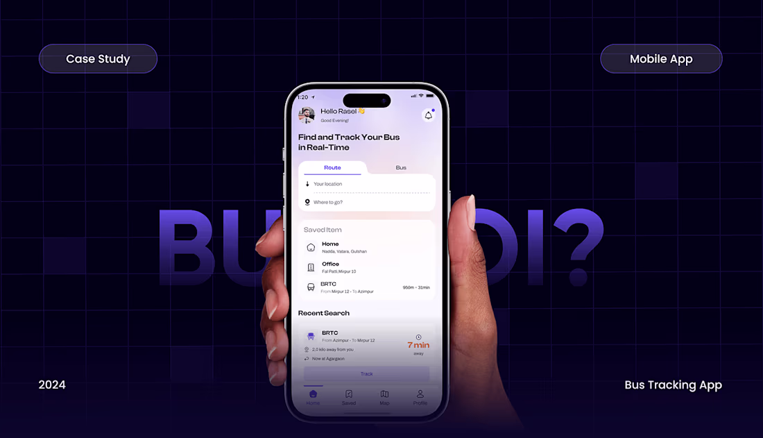 Cover image for BusKoi : Local Transport Tracking App (MVP) Case Study