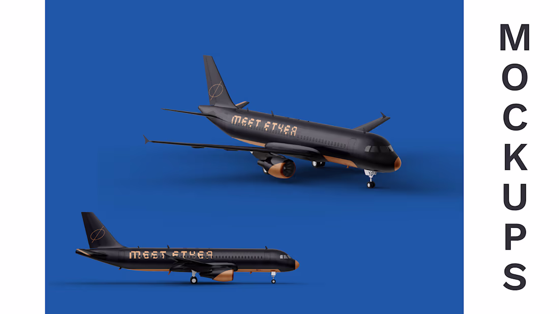 Cover image for Meet Ether- A Space Excursion Company (Logo Design)