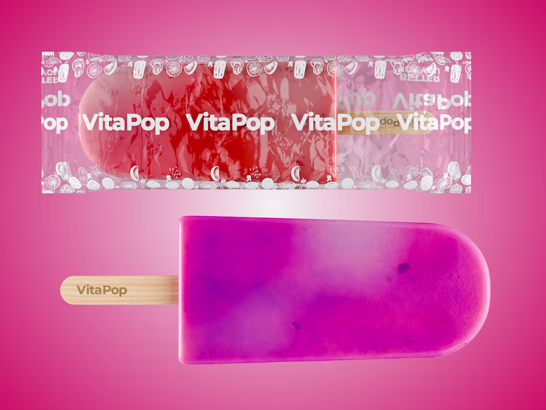 Cover image for 3D popsicle, Branding & Packaging Design