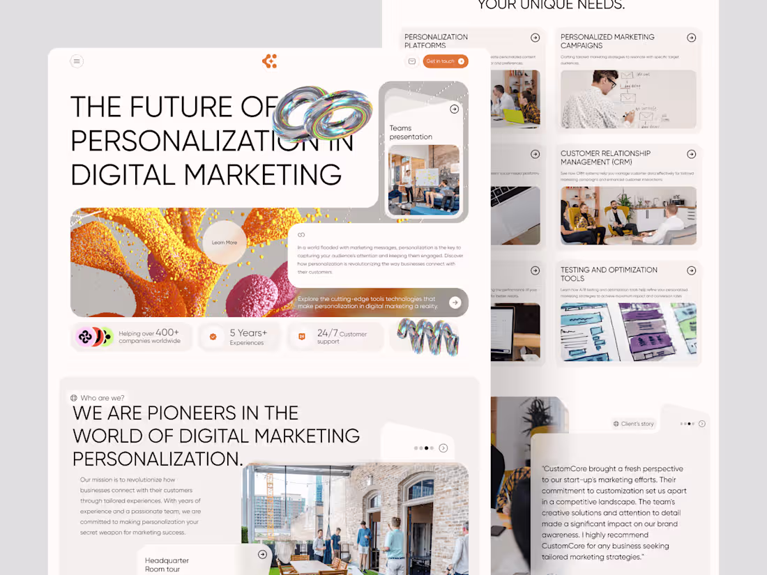 Cover image for ❖ Big Scale Multi-Page Framer Website Development ❖