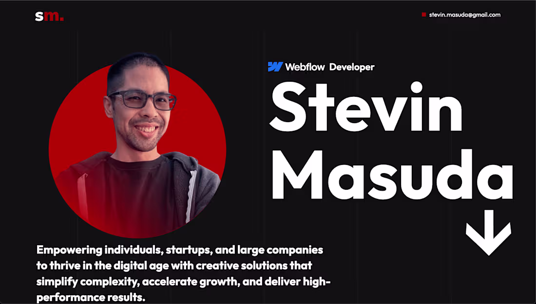 Cover image for Portfolio - stevinmasuda.com