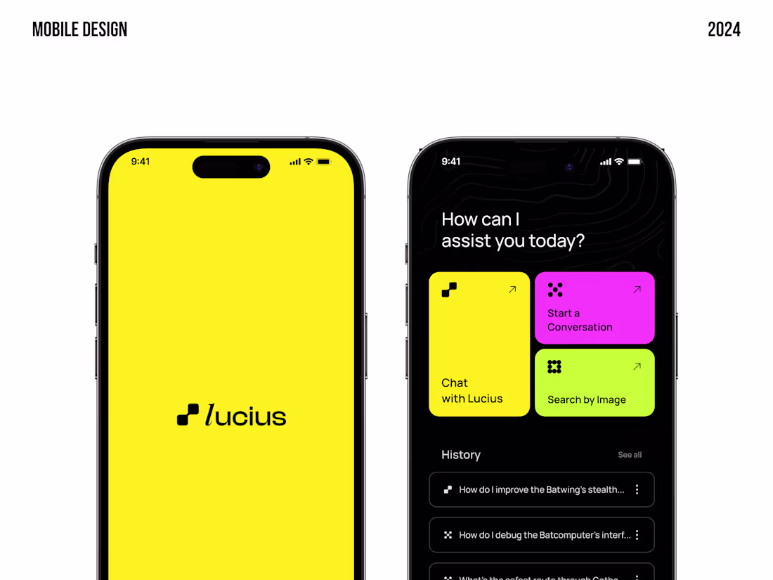 Cover image for Lucius, AI Chat UI—Concept Design