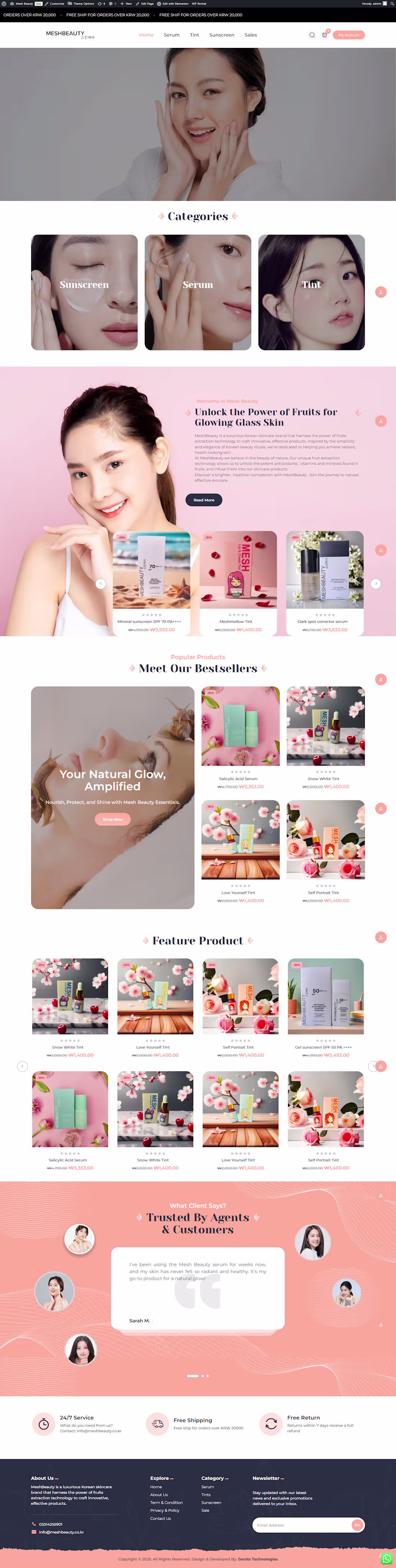 Cover image for MeshBeauty E-Commerce Website