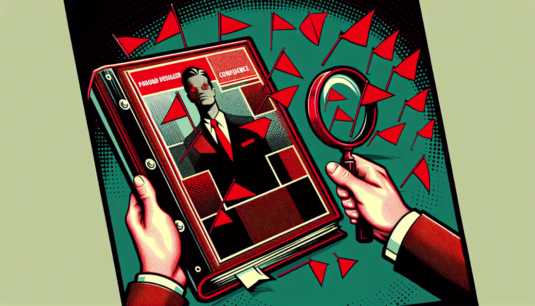 Cover image for Hire Brand Designer Confidence: Portfolio Red Flags to Never Ignore