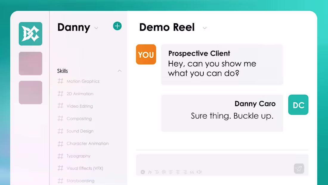 Cover image for Danny Caro | 2025 Motion Graphics & Animation Reel