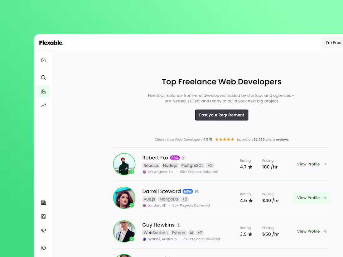 Cover image for From 0 - 1: Building Flexable to Connect Freelancers and Clients