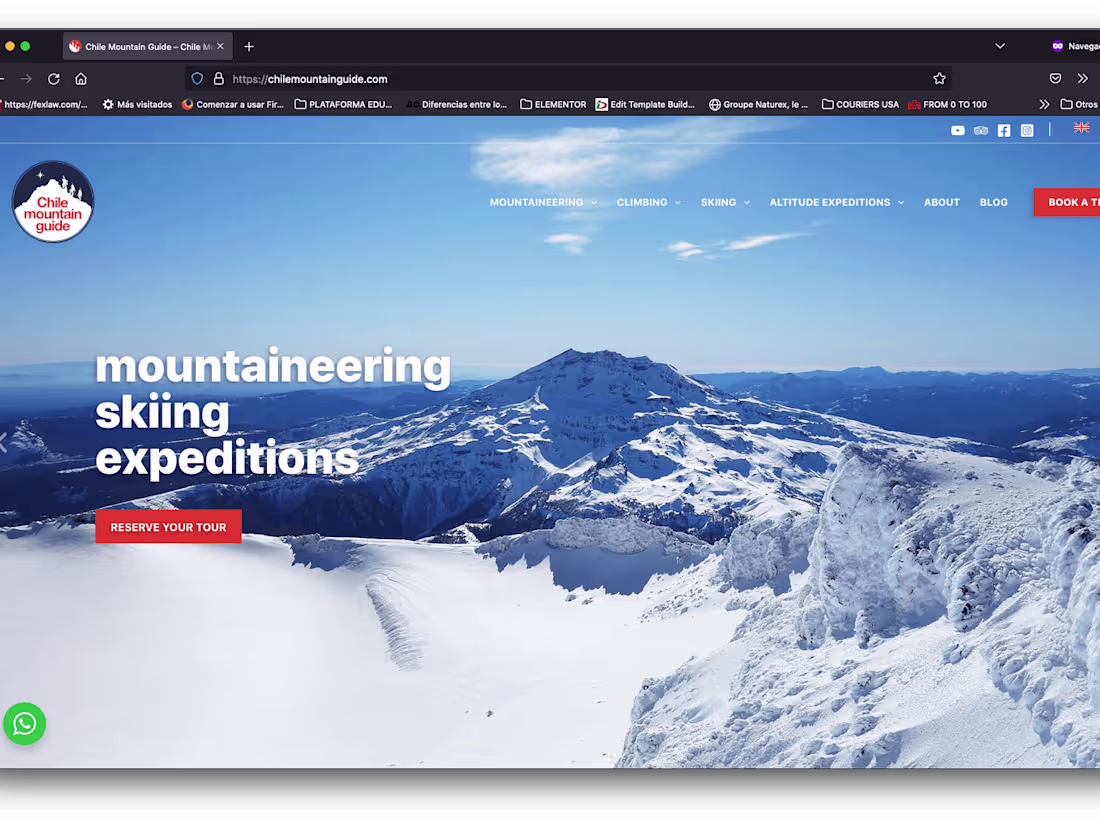 Cover image for Chile Mountain Guide