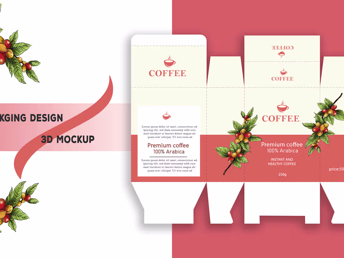 Cover image for I will do packaging or label design for your project.