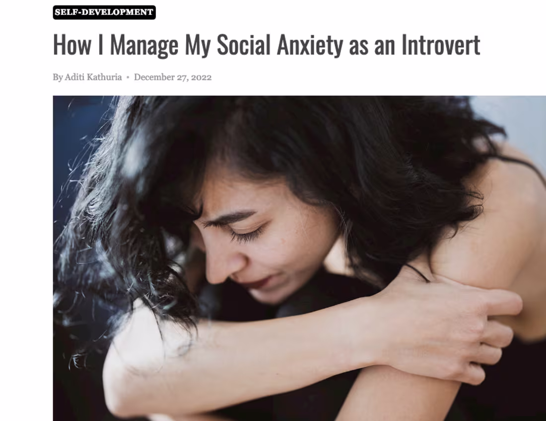 Cover image for I wrote a personal essay for Introvert, Dear, the world’s la...