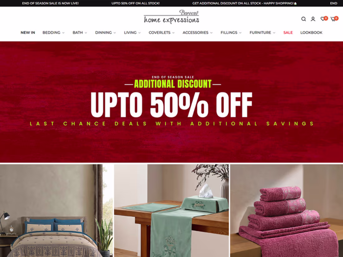 Cover image for Bareeze Home - Shopify Plus