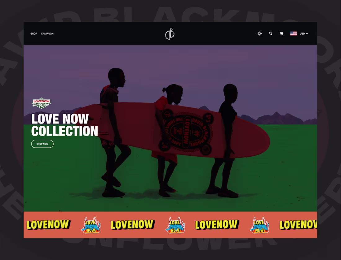 Cover image for DavidBlackmoore Fashion E-commerce Website 