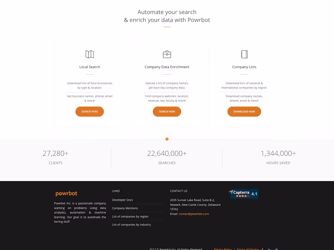 Cover image for Powrbot - automating company searches in bulk