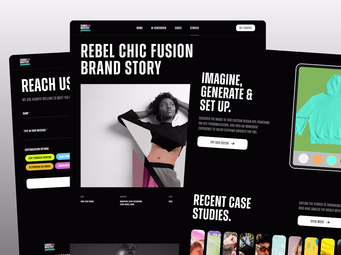 Cover image for Multi-Page Website • Design