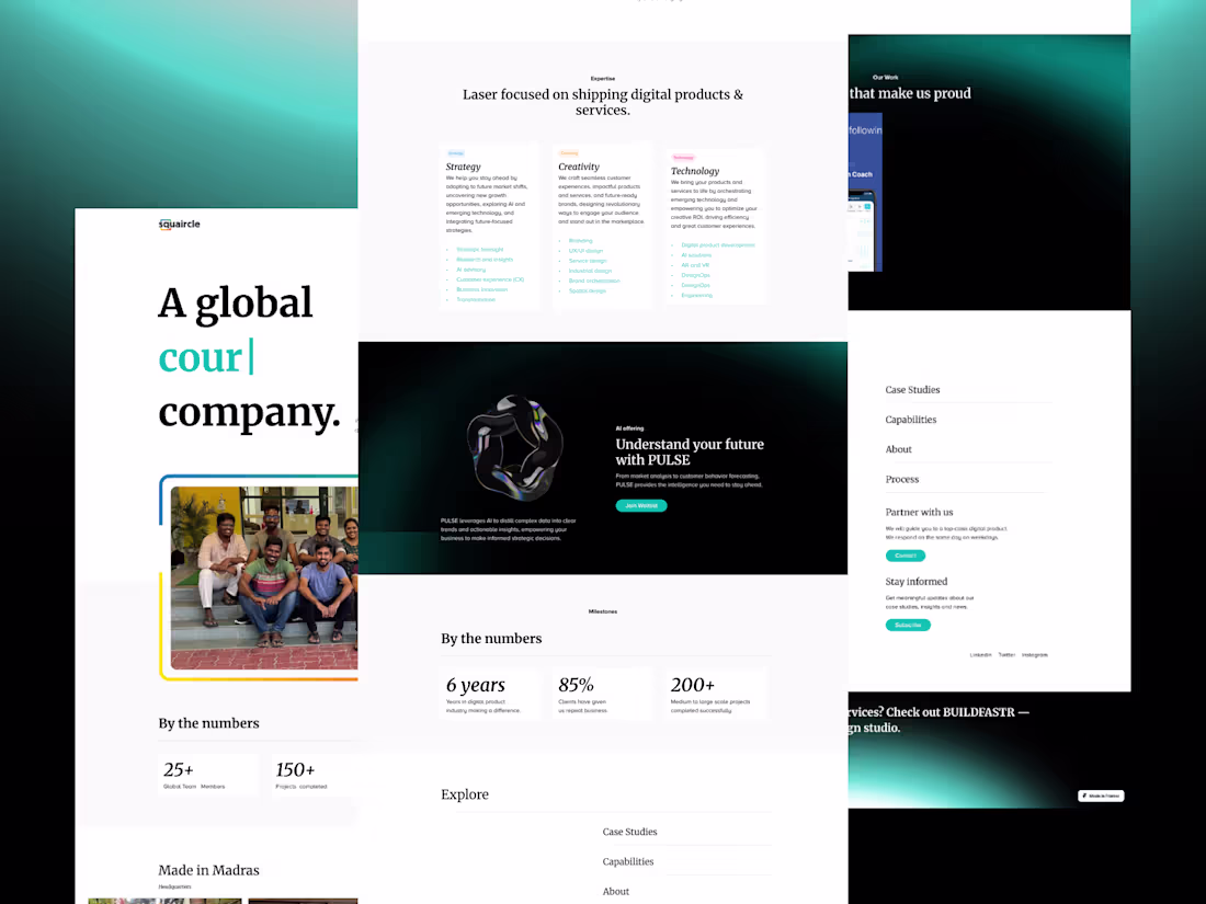 Cover image for Squaircle Website