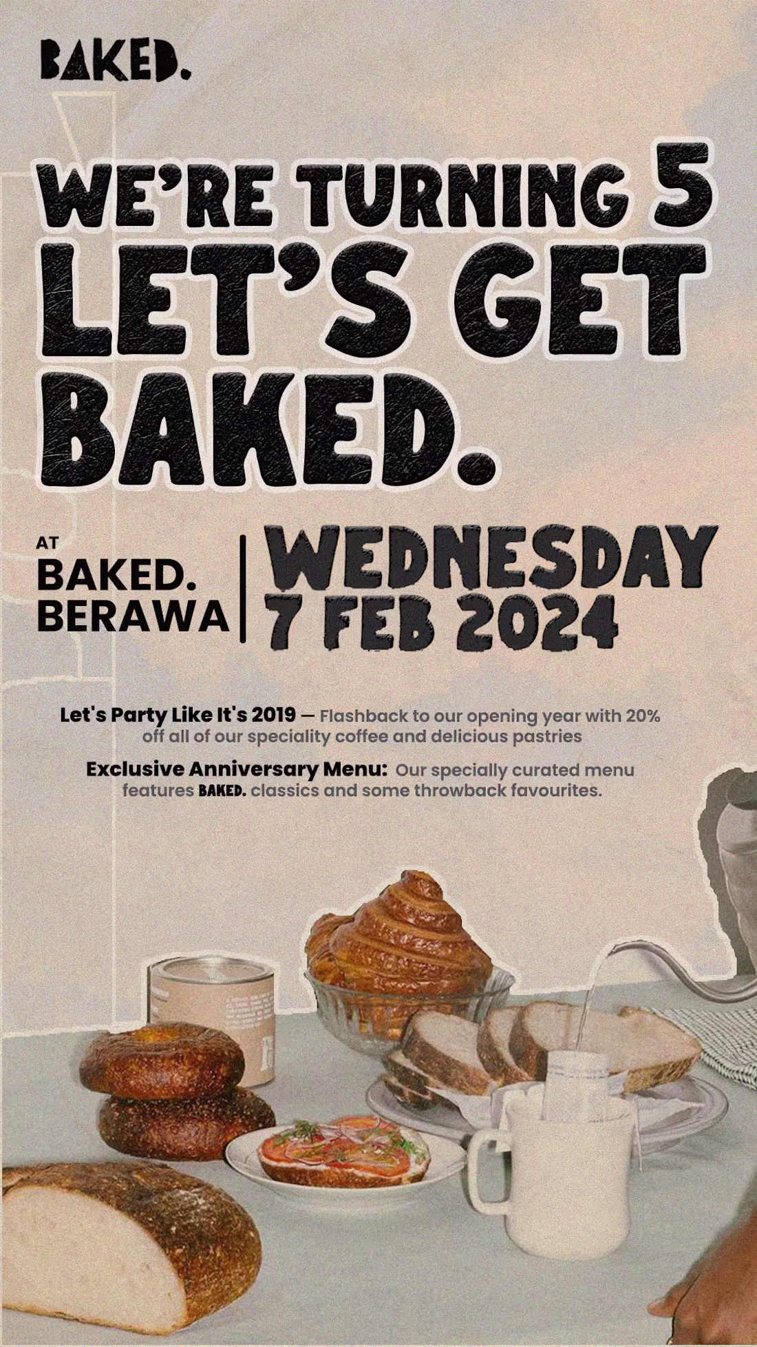 Cover image for Baked Bali | Landing Page & Flyer design