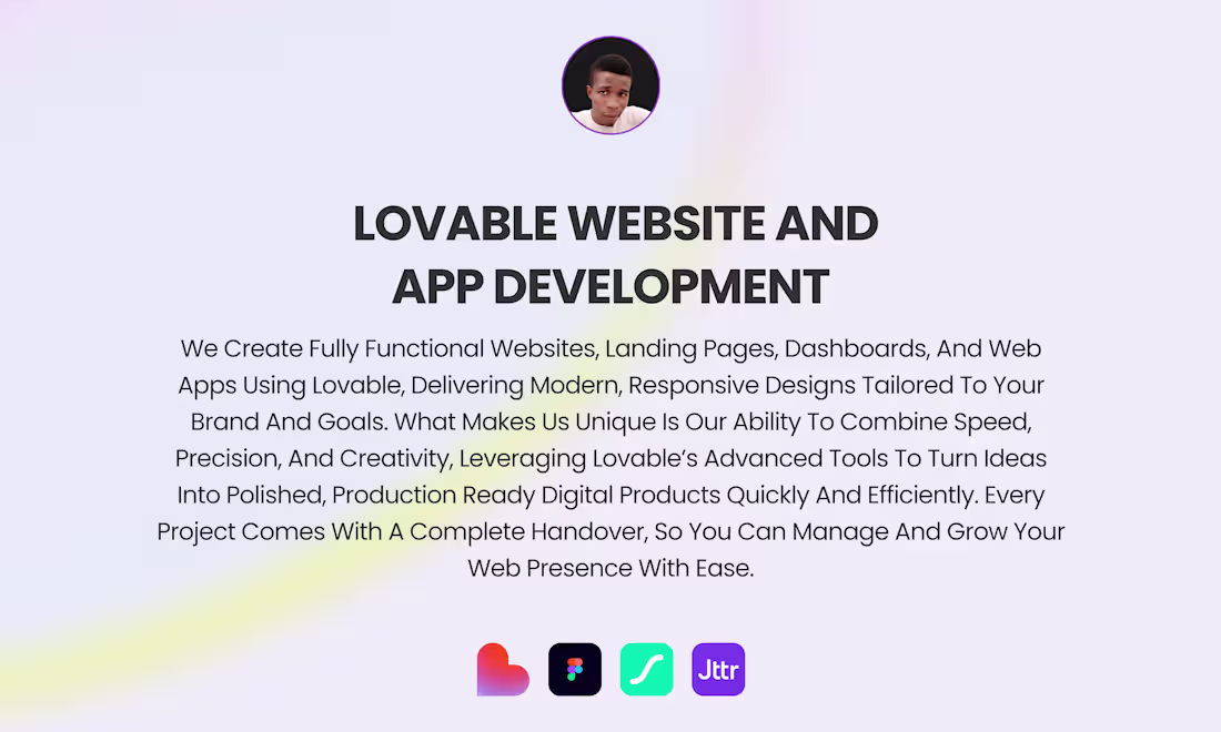 Cover image for Lovable Website and App Development