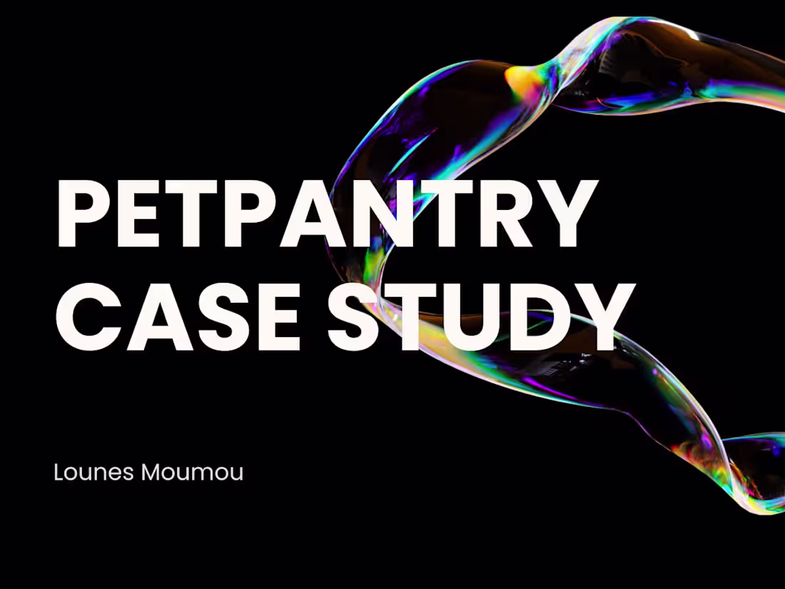 Cover image for PetPantry: balanced meals for pets at home