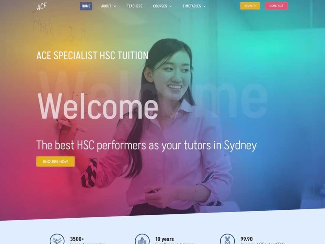 Cover image for Academic Institution Website