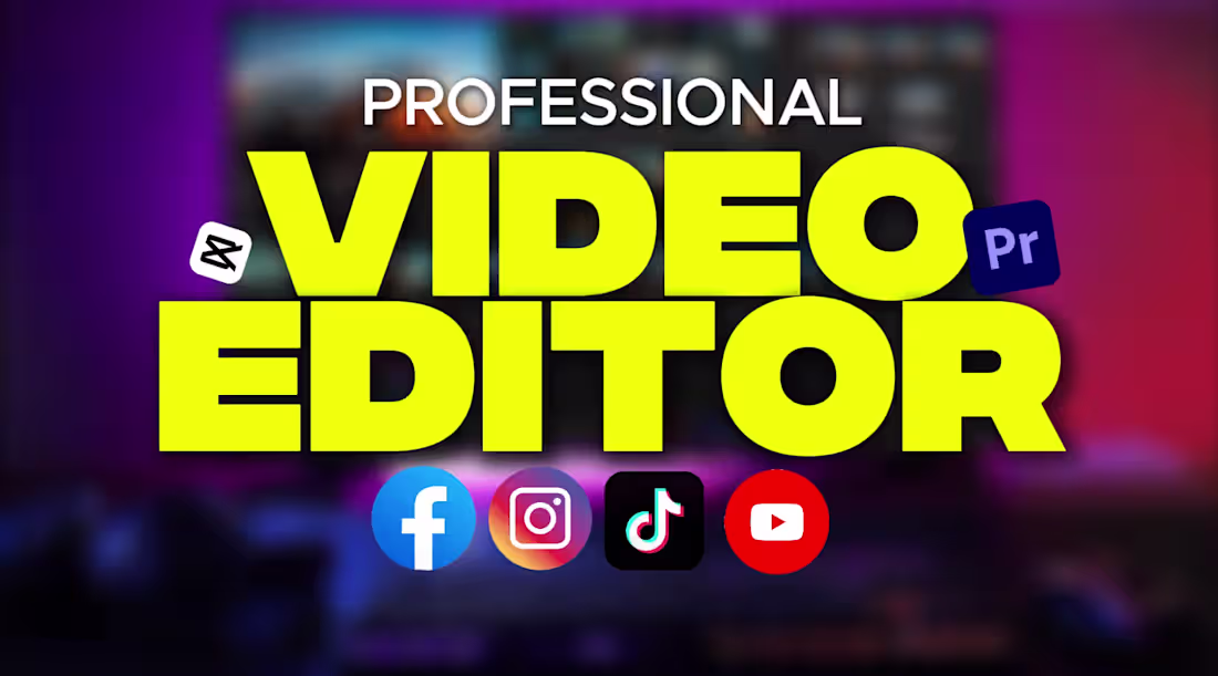 Cover image for Video Editor, Podcast Editor, Reel Editor, Shorts Editor
