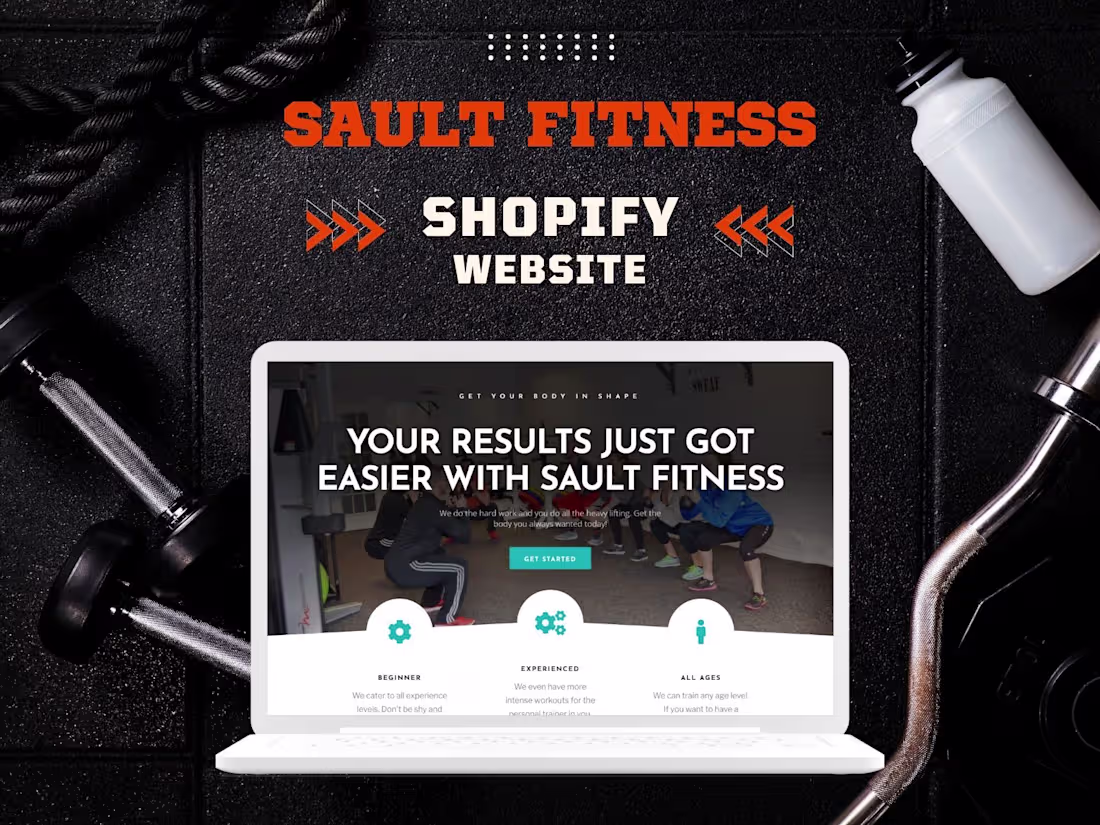 Cover image for Sault Fitness | Shopify Website