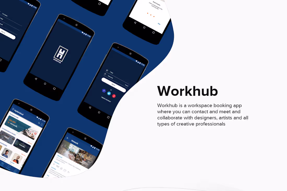 Cover image for Android Presentation for Workhub App