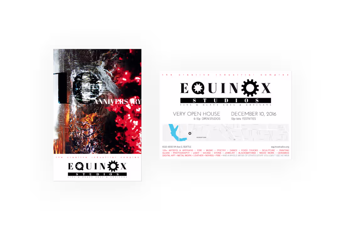 Cover image for Equinox Studios poster design