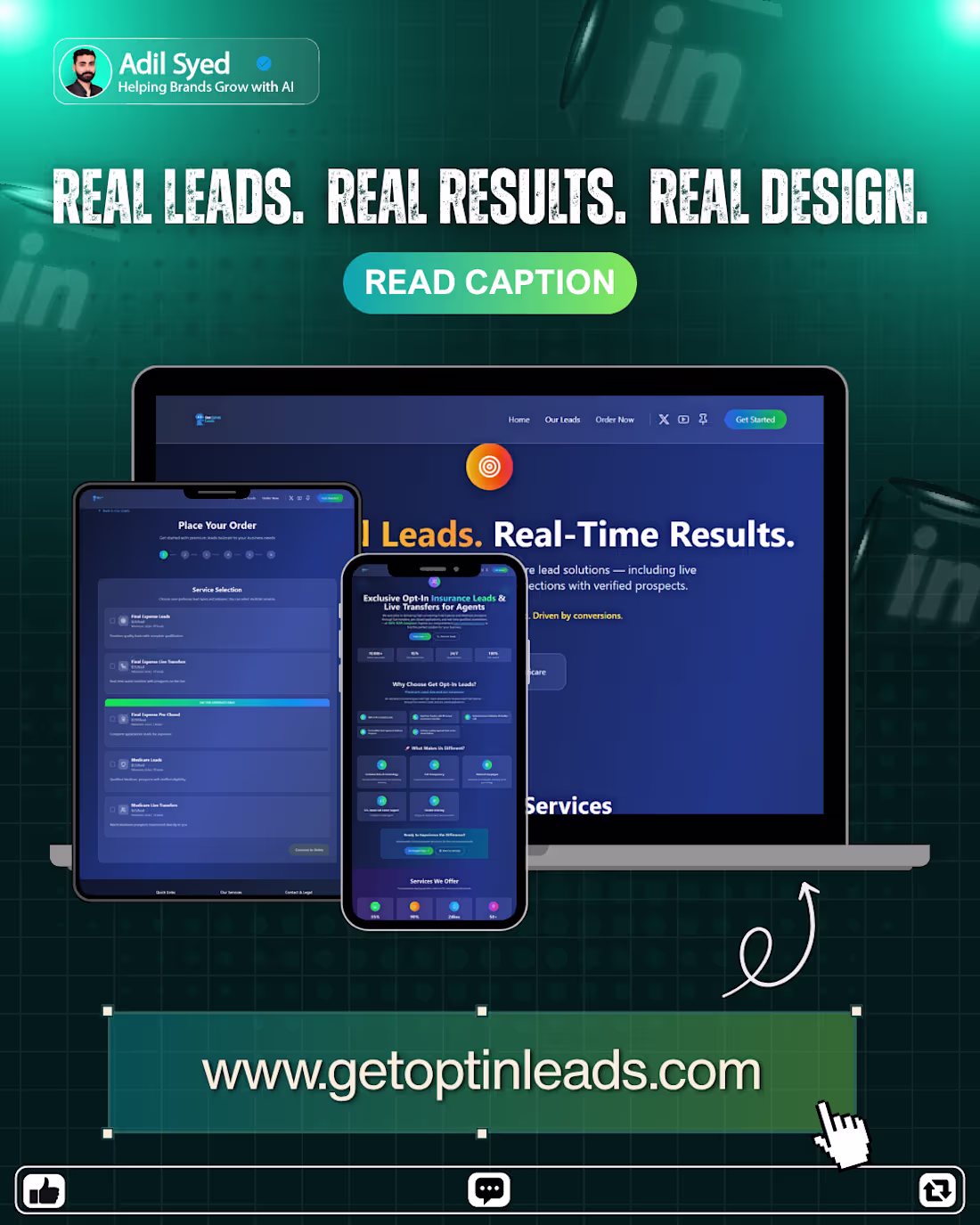 Cover image for Real Leads. Real Results. Real Design. Proud to share anothe...