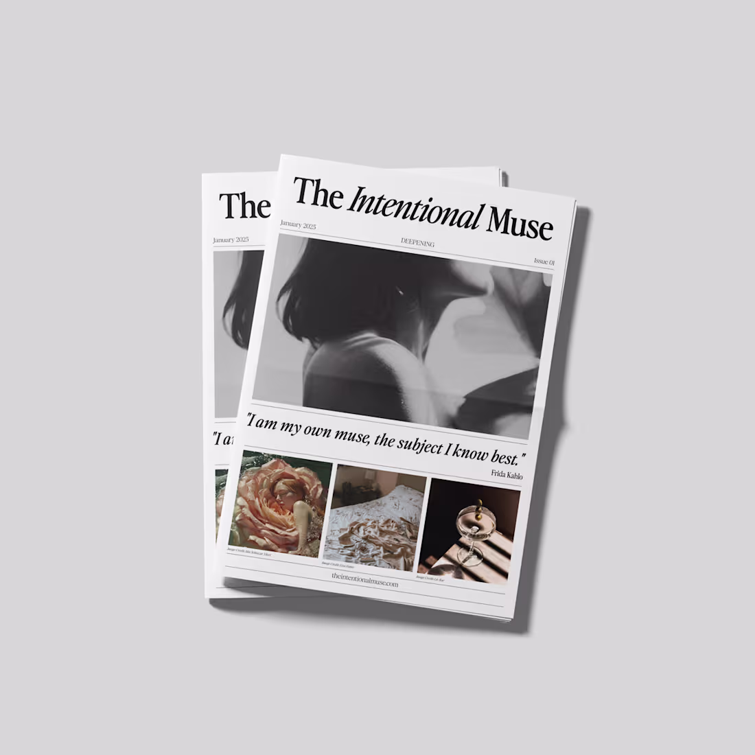 Cover image for The Intentional Muse Newspaper Design