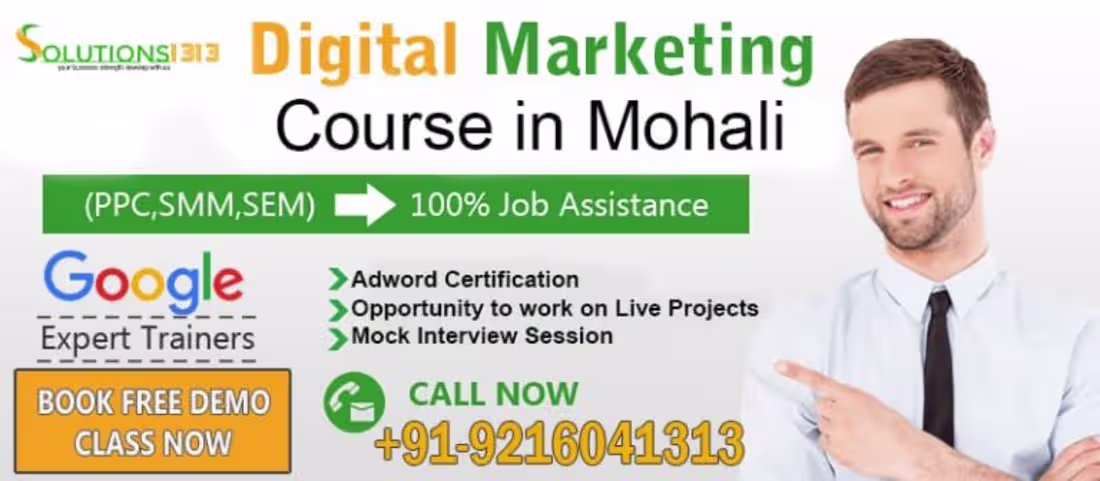Cover image for The Digital Marketing Course in Mohali offers a complete, ha...