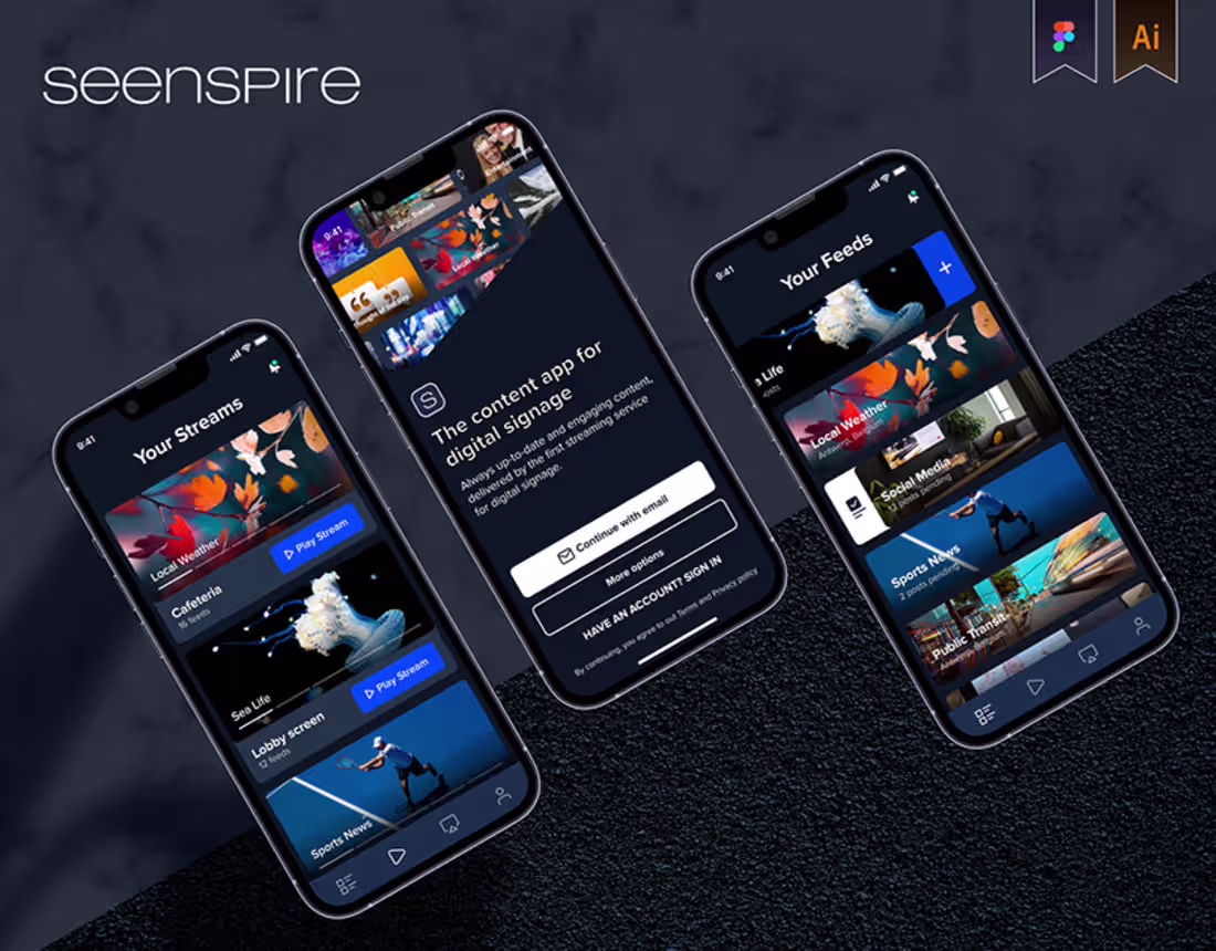 Cover image for Seenspire Mobile App Case Study on Behance
