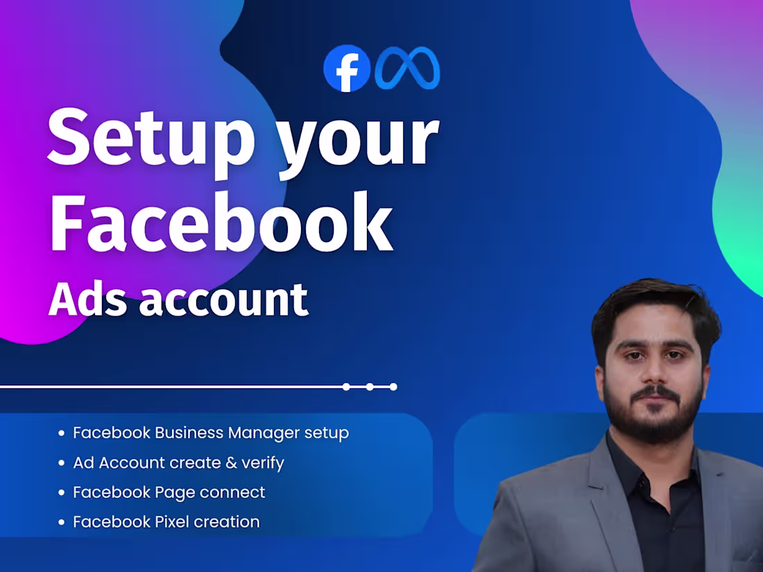 Cover image for I will set up your Facebook Ads account and business manager 