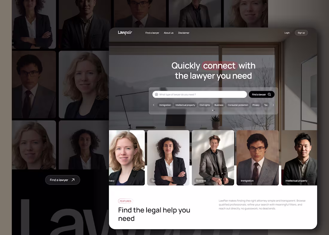 Cover image for LawPair Web & Product Design