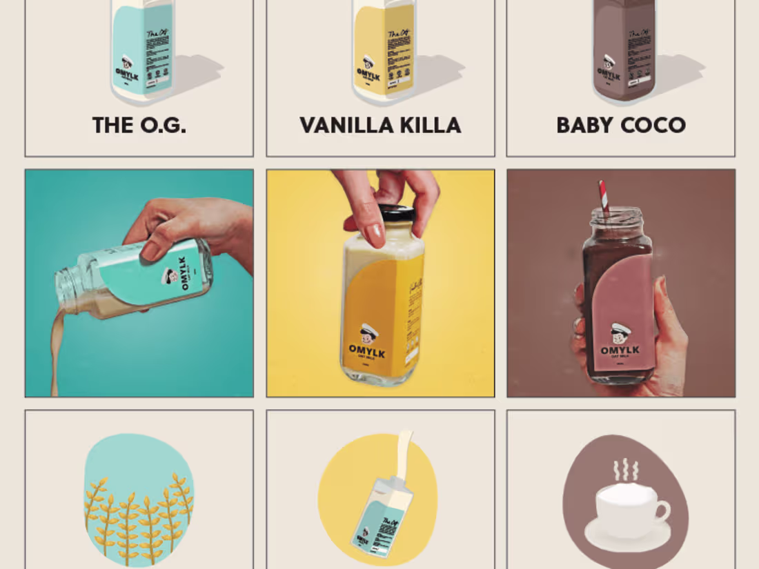 Cover image for OMYLK | Social Media Template