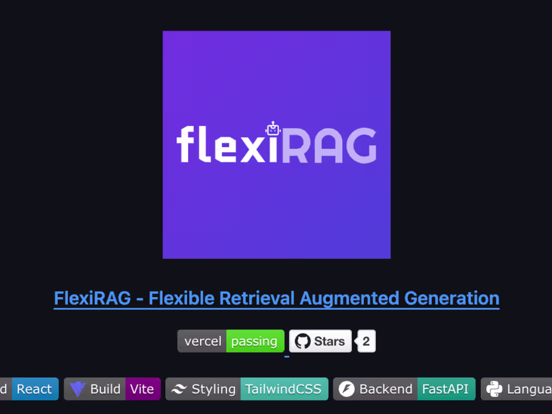 Cover image for FlexiRAG Development Project