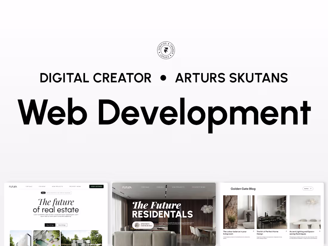 Cover image for Framer Website Development