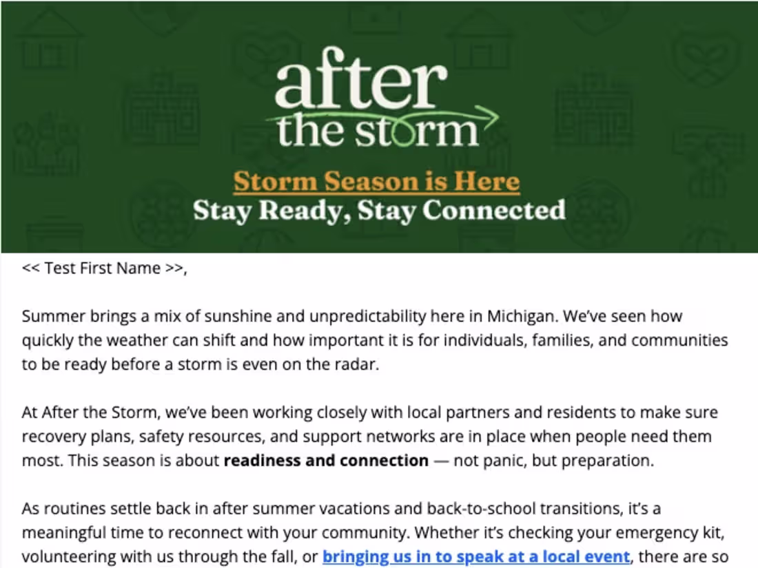 Cover image for After the Storm – disaster recovery communications with hear...