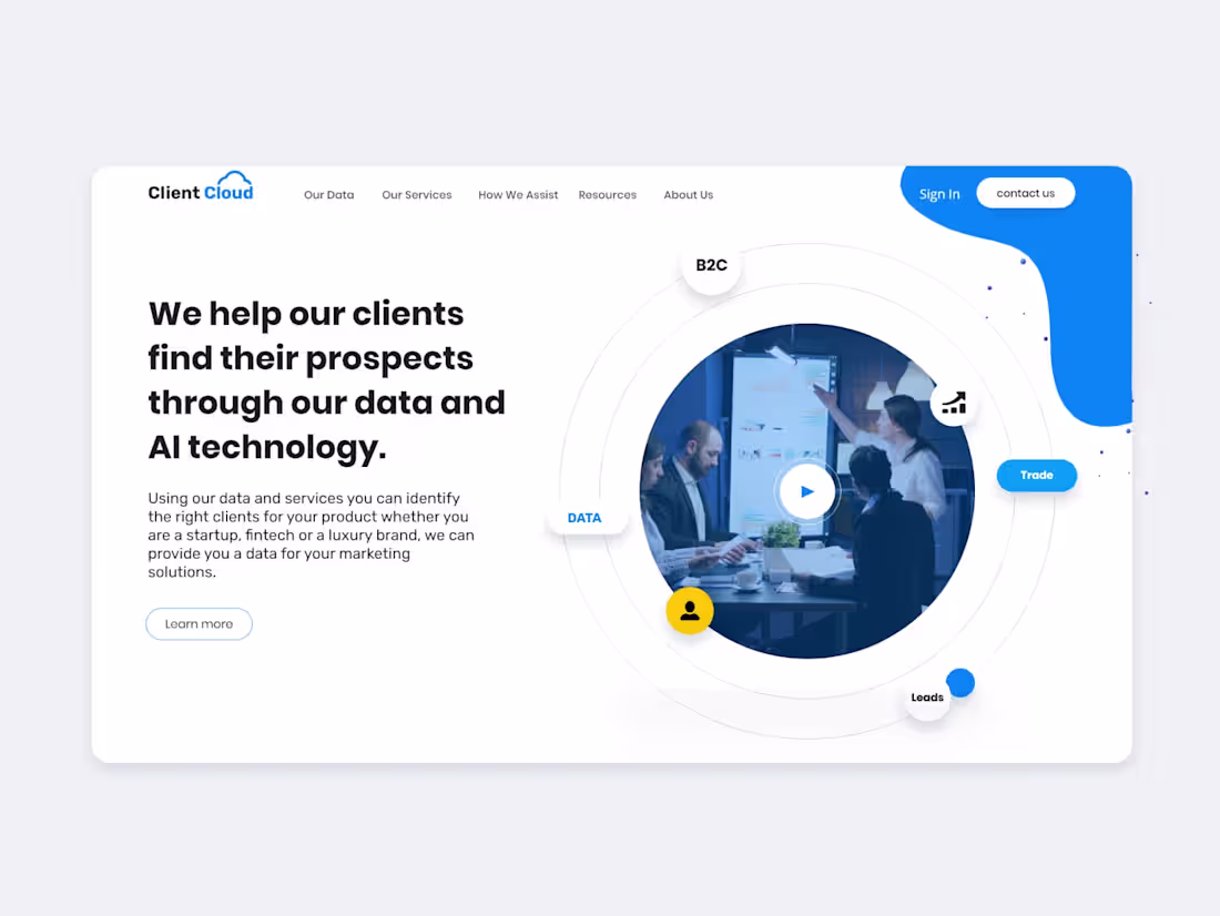 Cover image for Clients Cloud : B2B, B2C 