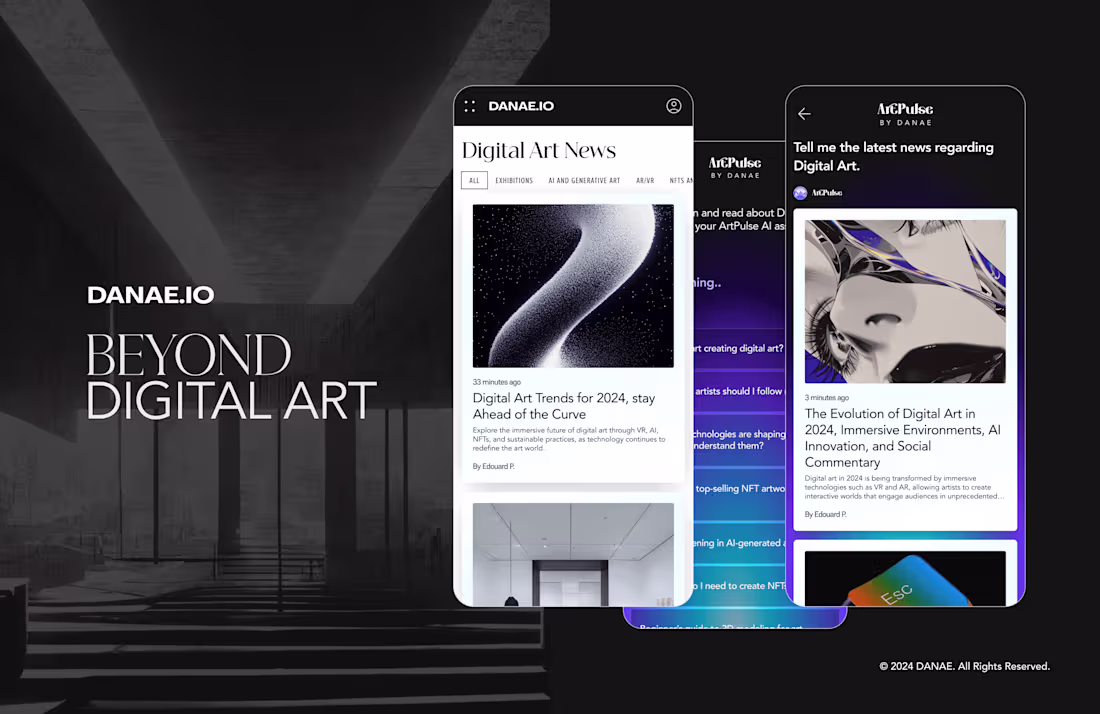 Cover image for Danae.io Website Redesign