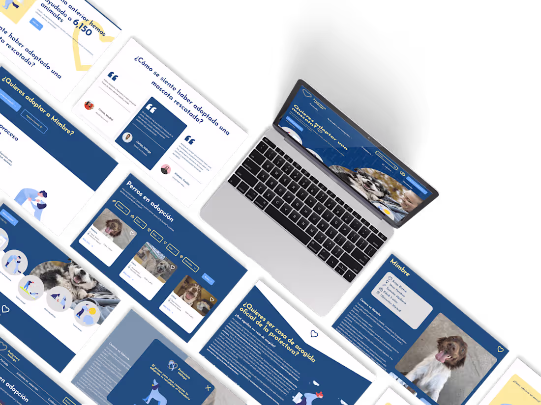 Cover image for Propuesta de rediseño web - Protectora de animales