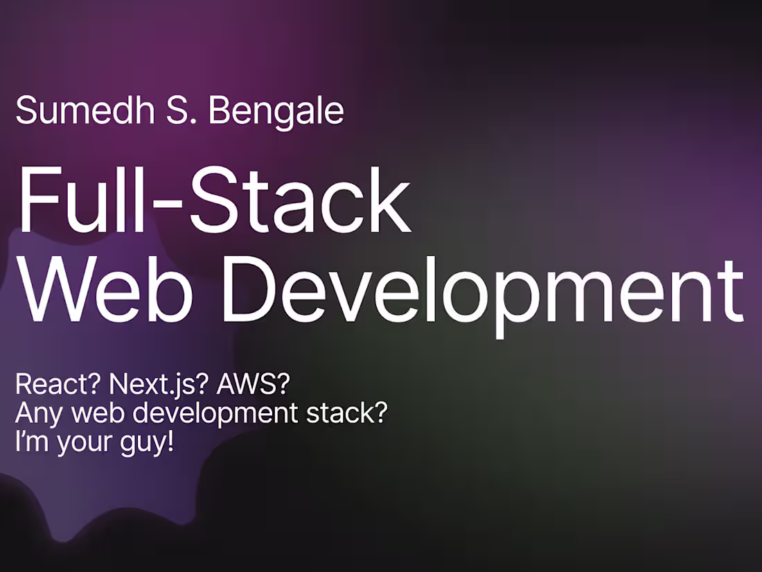 Cover image for Providing fully end-to-end solutions for all your website needs!