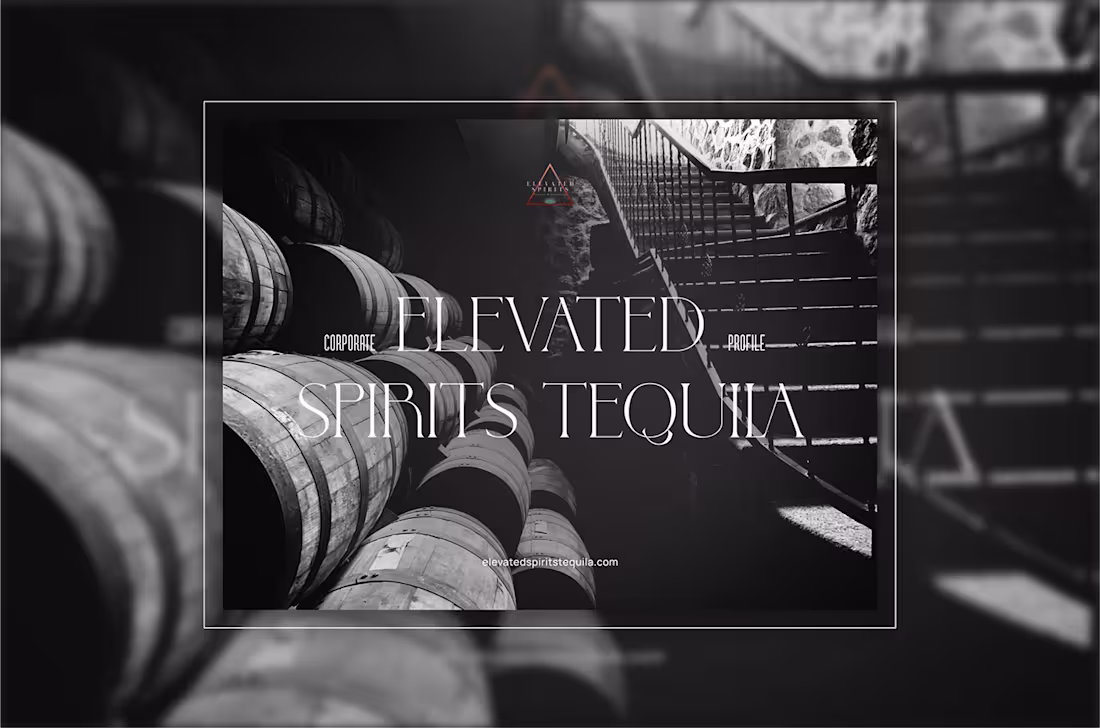 Cover image for Corporate Profile | Elevated Spirit Tequila :: Behance