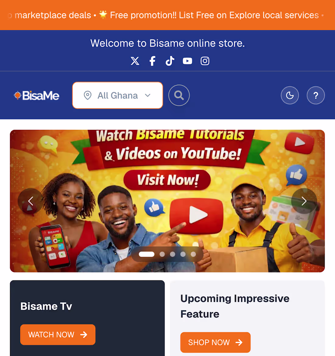 Cover image for Bisame is an online marketplace