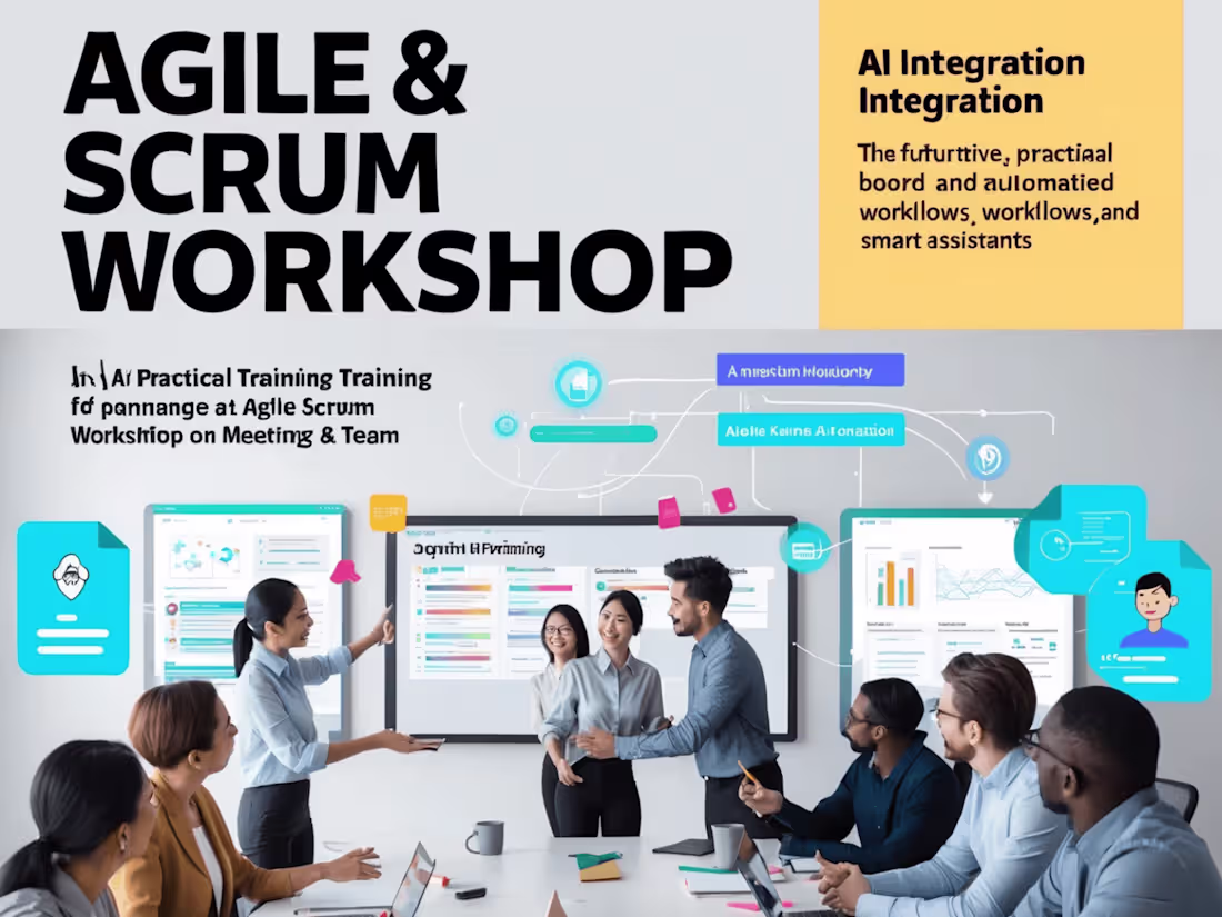 Cover image for Agile & Scrum Workshop: Practical Training with AI Integration