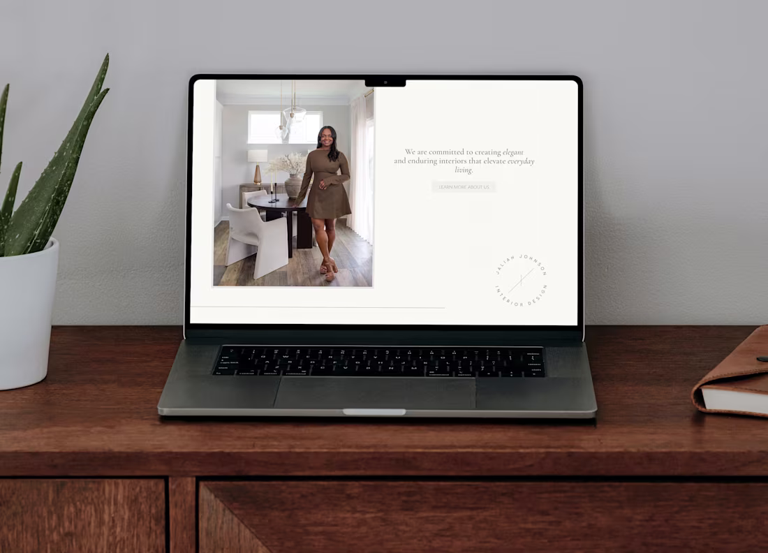 Cover image for Jaliah Johnson Interior Design Website