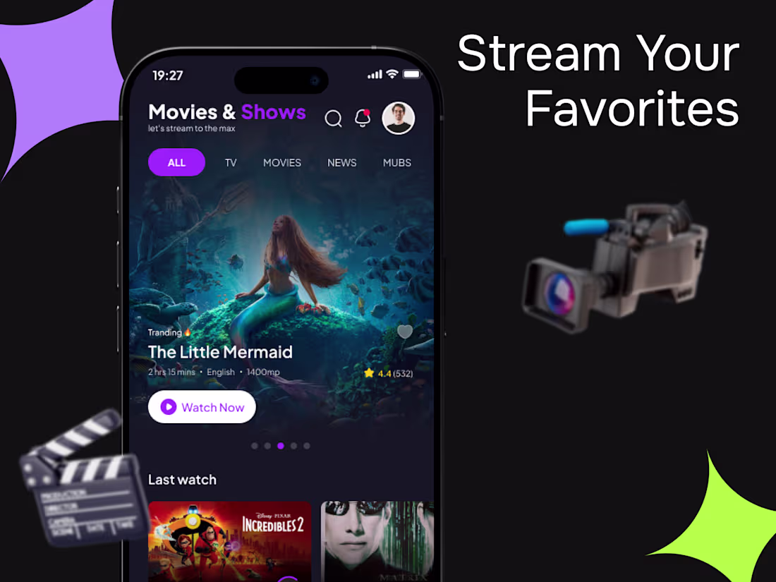Cover image for Cinemora Movie Streaming and Ticketing App 