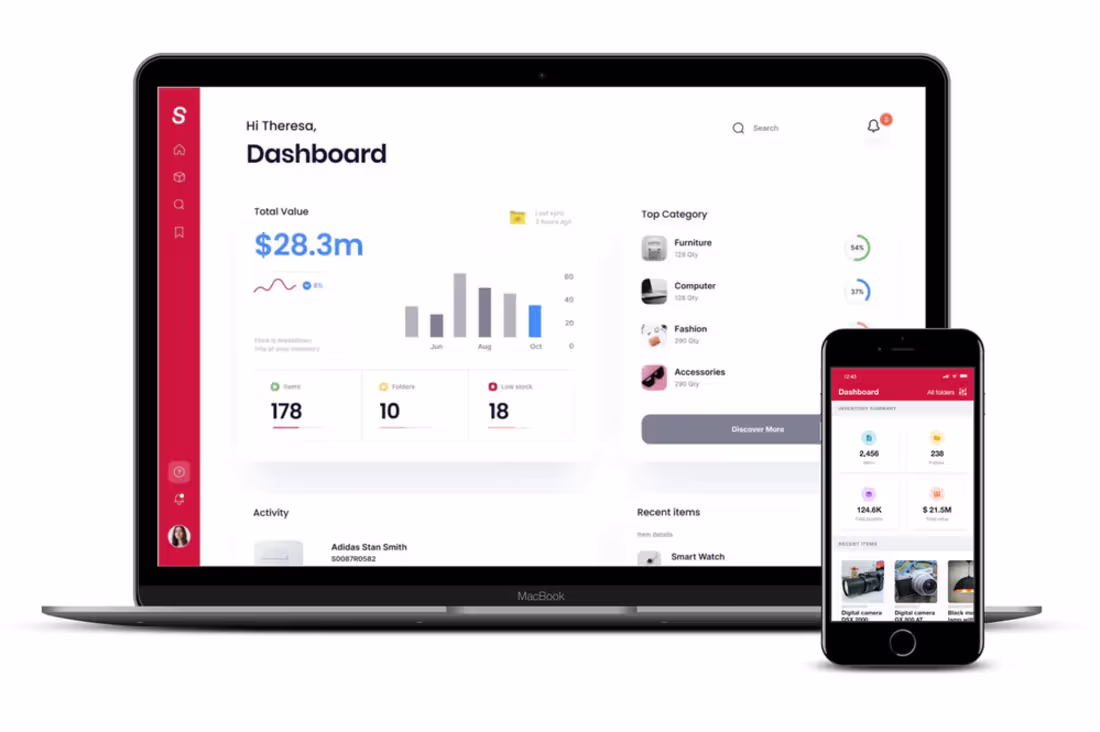 Cover image for Sortly - Inventory, Web &