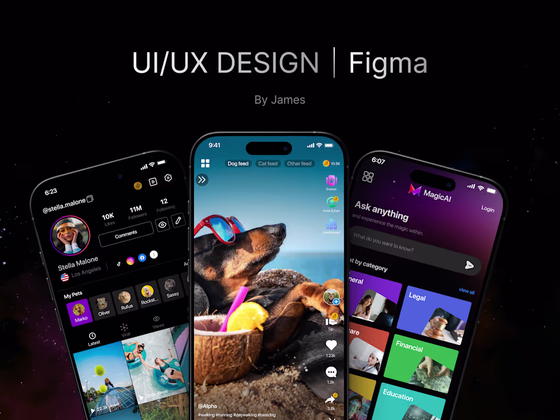 Cover image for UI/UX Design | Figma Landing Page | Responsive Design